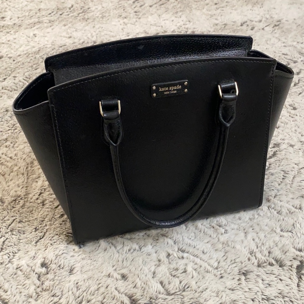 Kate Spade Jeanne Medium Purse Handbag Black EUC